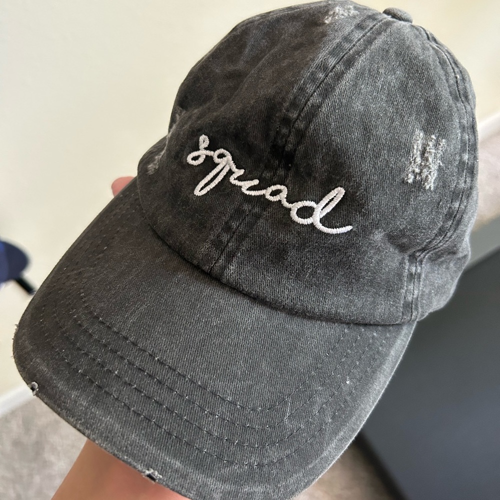 Squad grey baseball hat adjustable